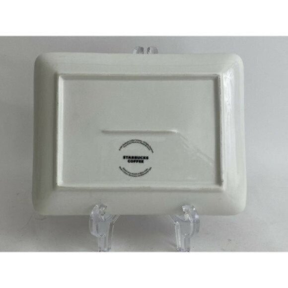 Starbucks Espresso Serving Trinket Plate Coffee Beans 9” X 7” 2007 Collectible - Picture 7 of 9